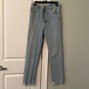 Agolde 90s Pinch waist high rise straight jeans in imitate